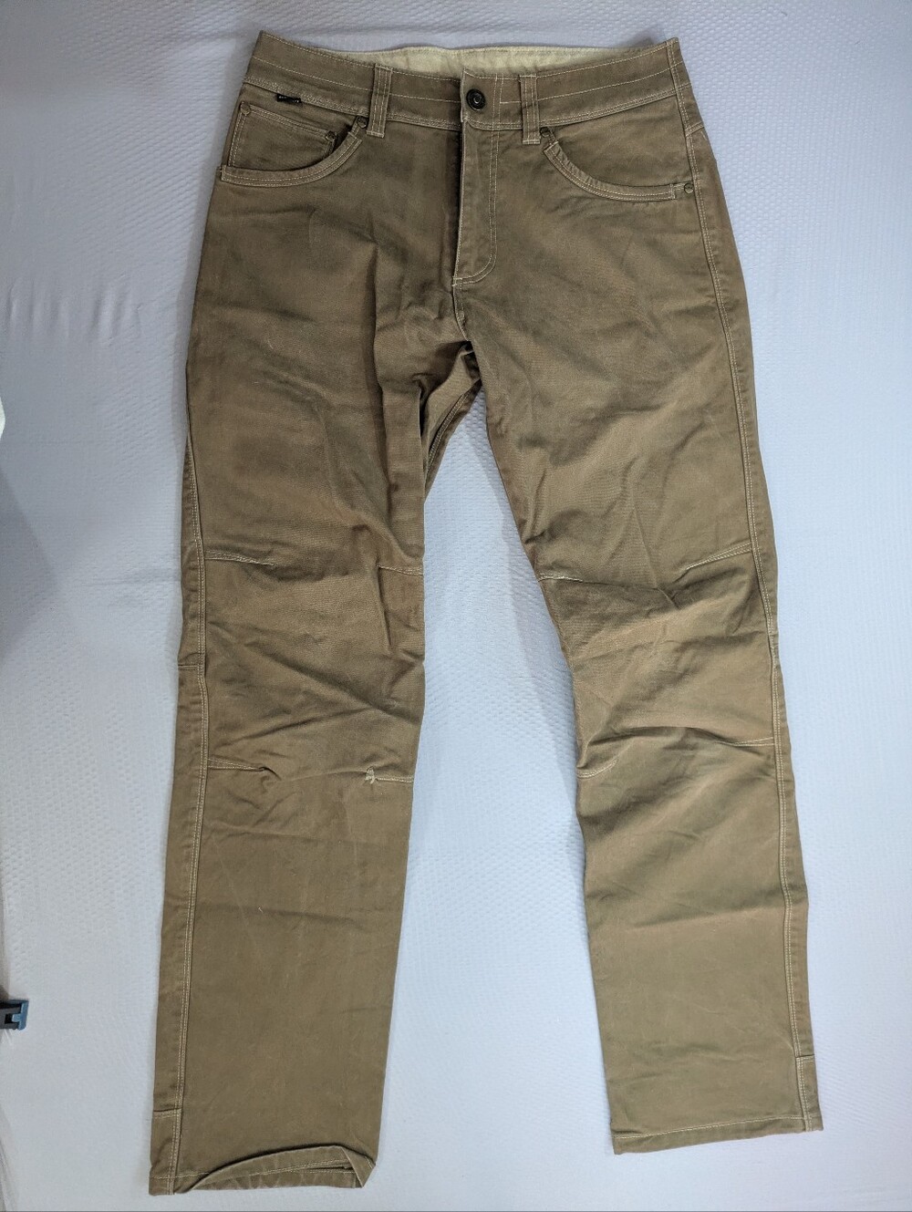 Kuhl Pants Mens 30X32 Brown Rydr Vintage Patina Dye Cargo Outdoor Hiking Climb